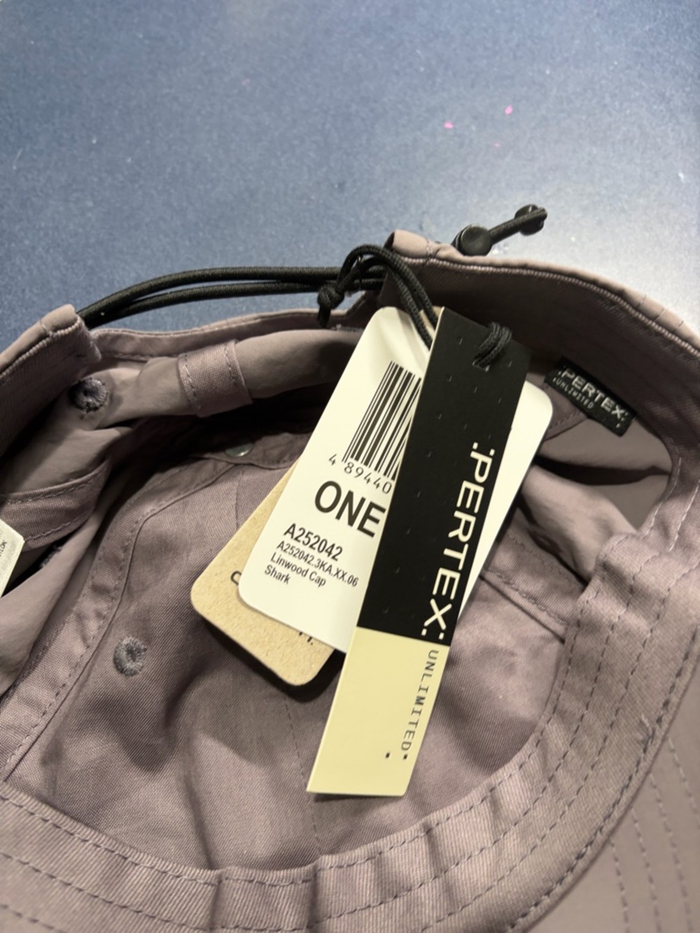 Carhartt Taupe/Gray Logo Cap with Pertex Tags - Picture 4 of 10